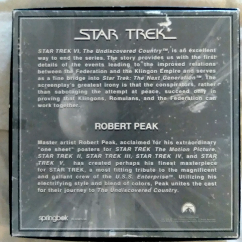 Star Trek Puzzle - Journey to the Undiscovered Country - Picture 7 of 10